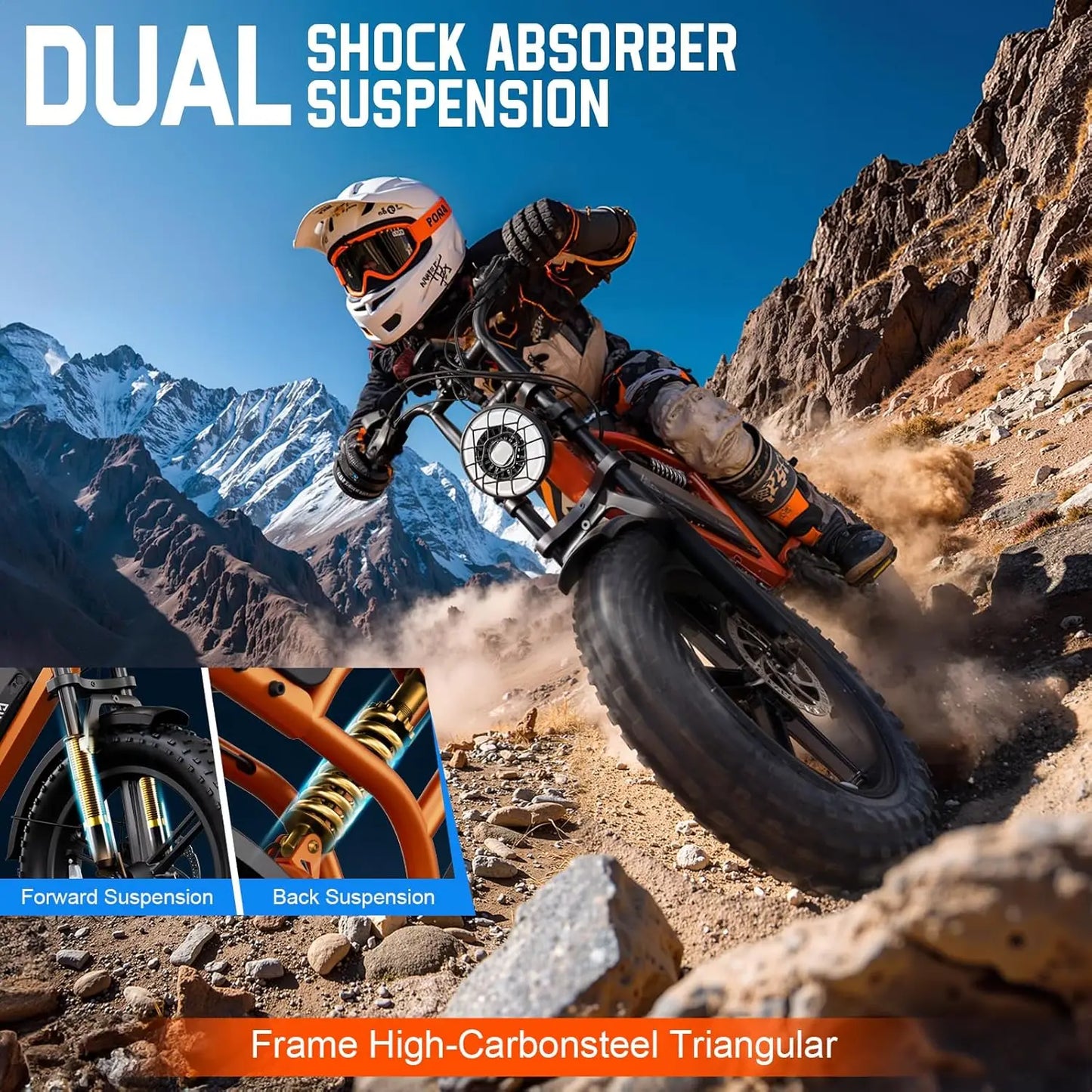 TST 1500W Electric Bike With Fat Tires For All Terrain