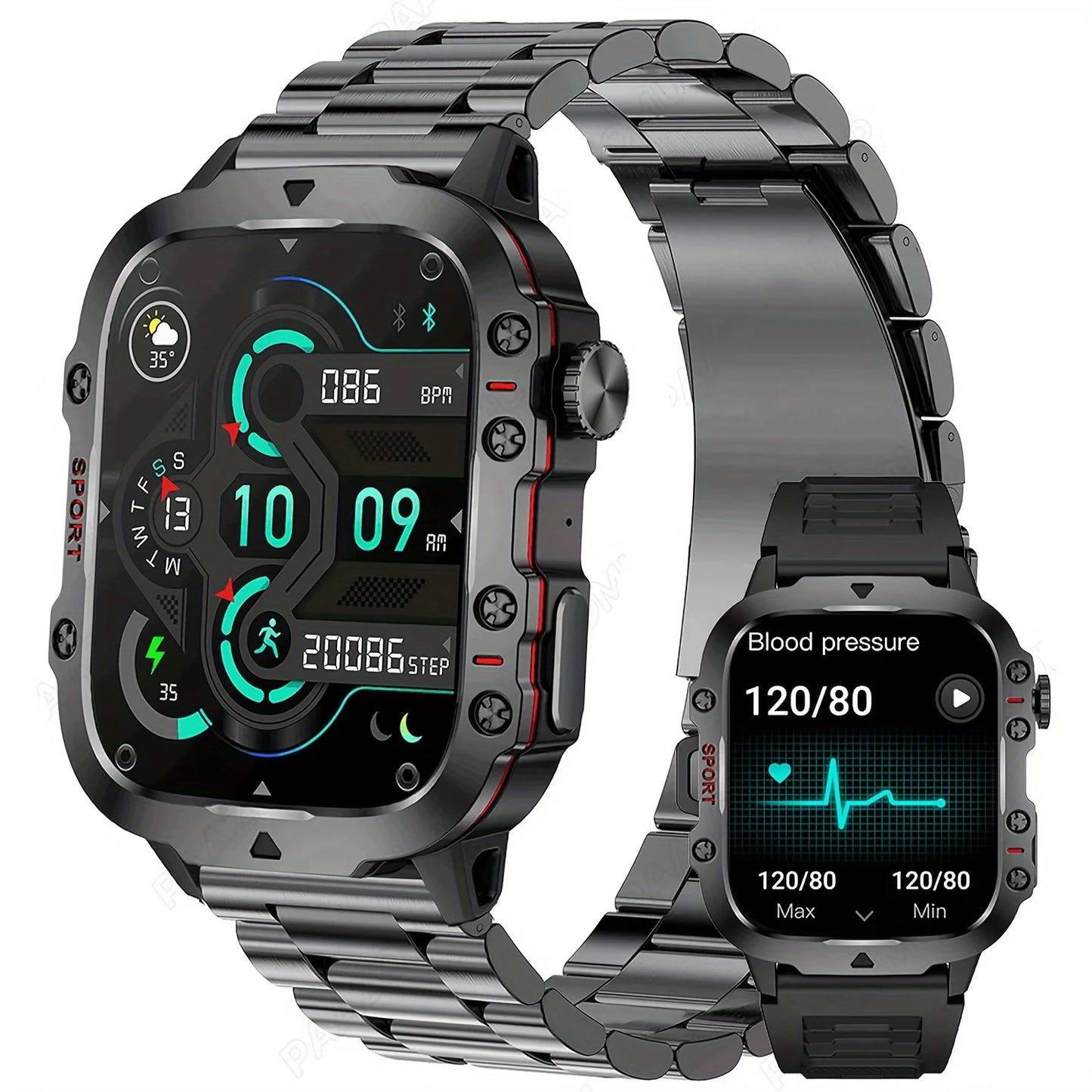 LIVLOVCa AI Voice Assistant Smart Watch With Bluetooth Calls