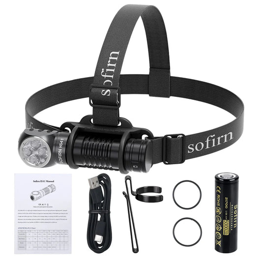 Sofirn HS41 Headlamp 4000 Lumen USB C Rechargeable SST20 LED