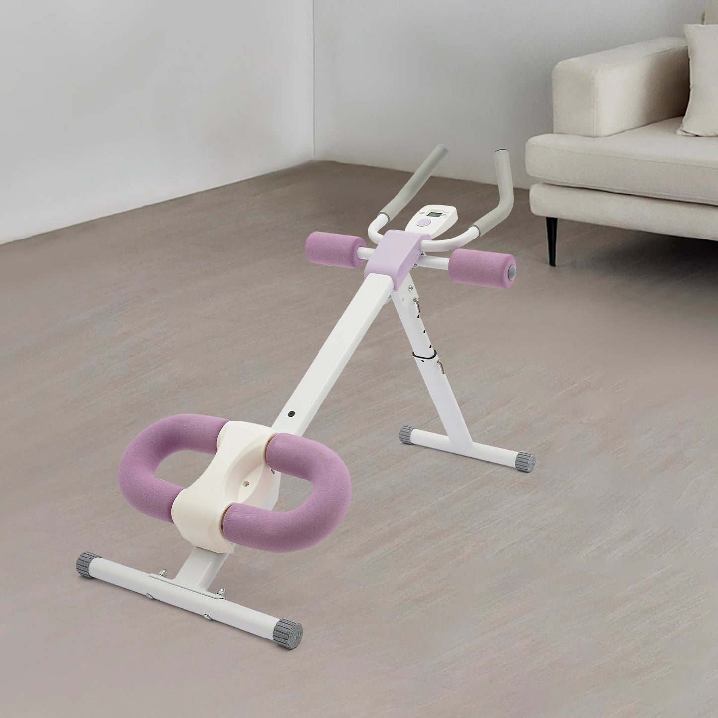 Abdominal Trainer Machine For Home Gym, Adjustable Incline And Height