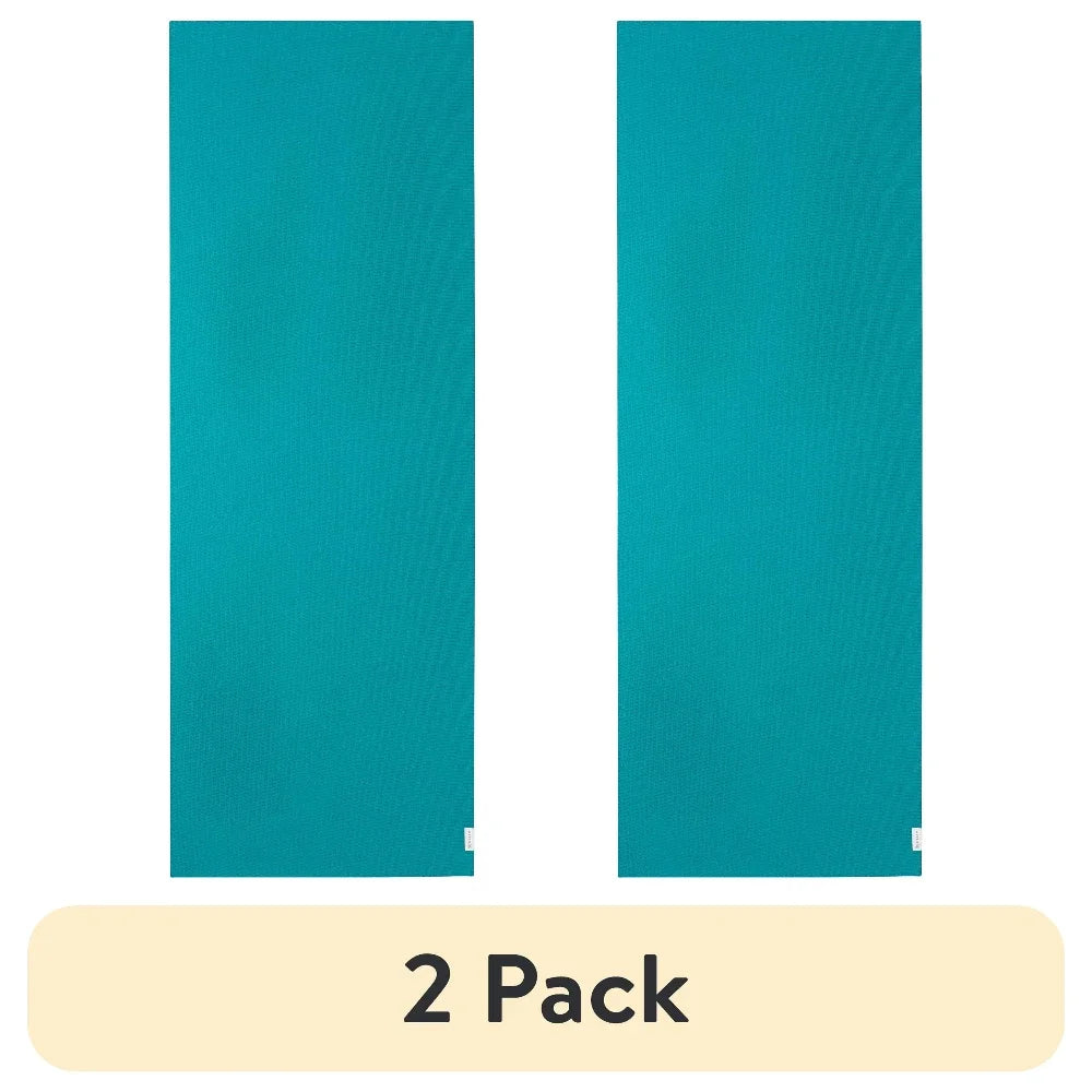 No-Slip Yoga Pilates Mat Towel For Secure Wet Grip