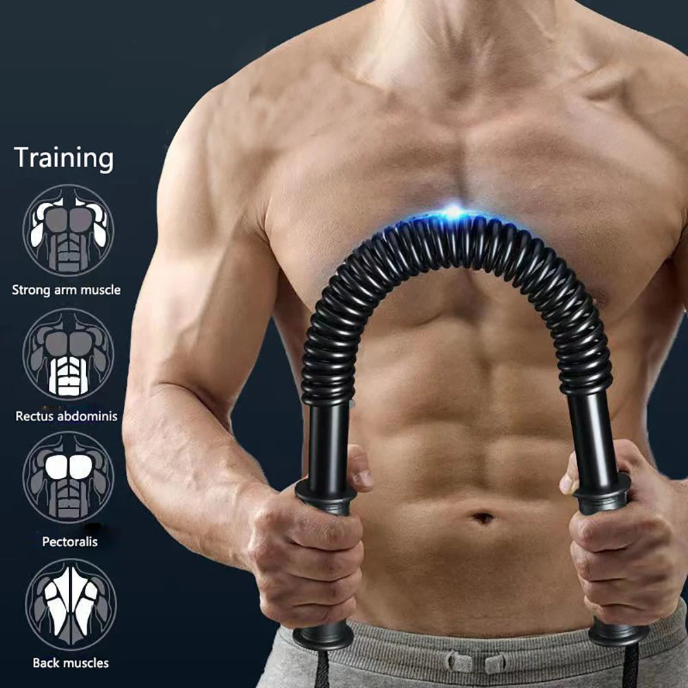 Spring Arm Strength Bar For Arms And Chest Training At Home