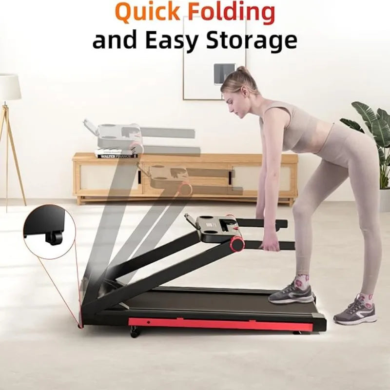 Superun 3.5 HP Treadmill With Incline And Foldable Running Machine