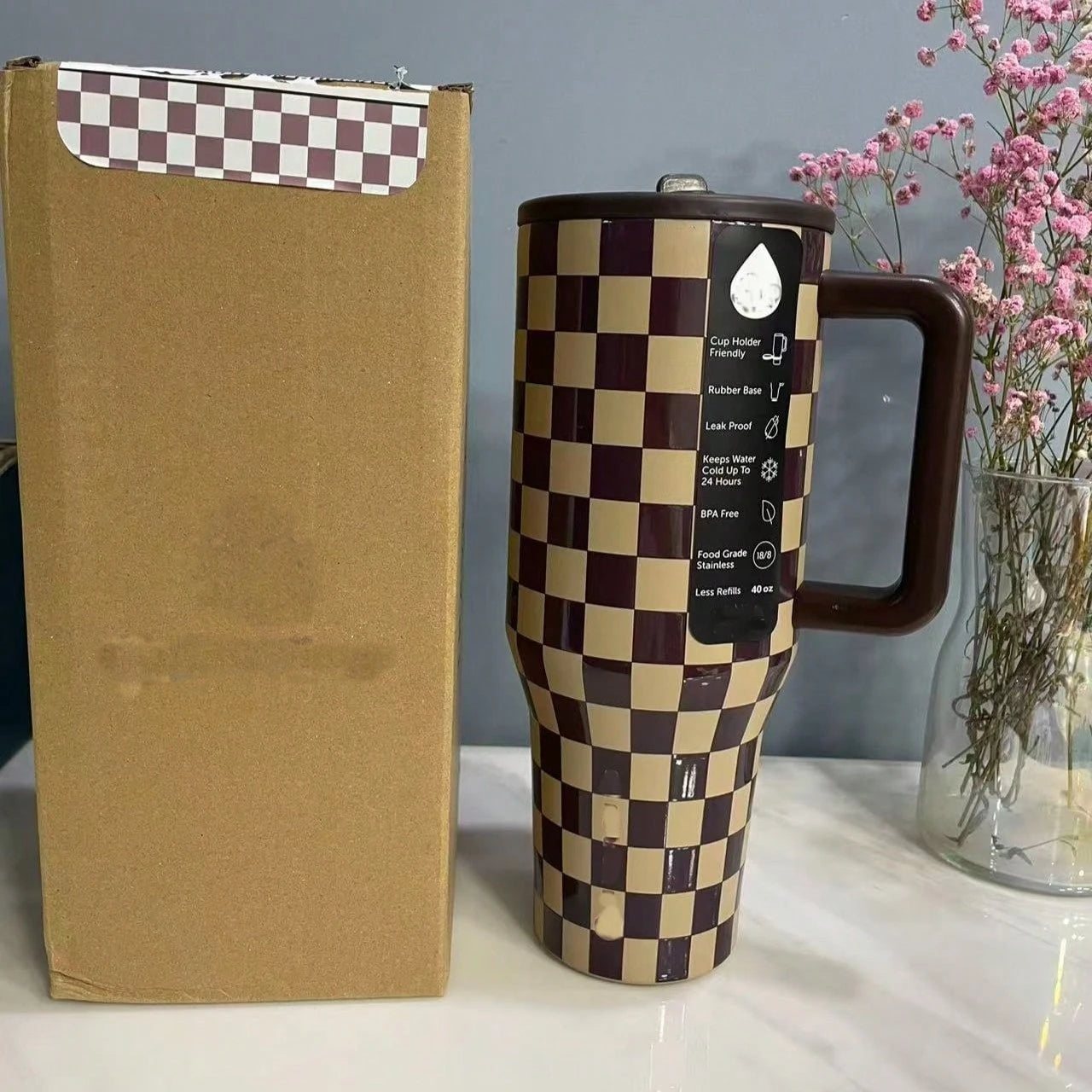 Stainless Steel Vacuum Tumbler Insulated Water Bottle