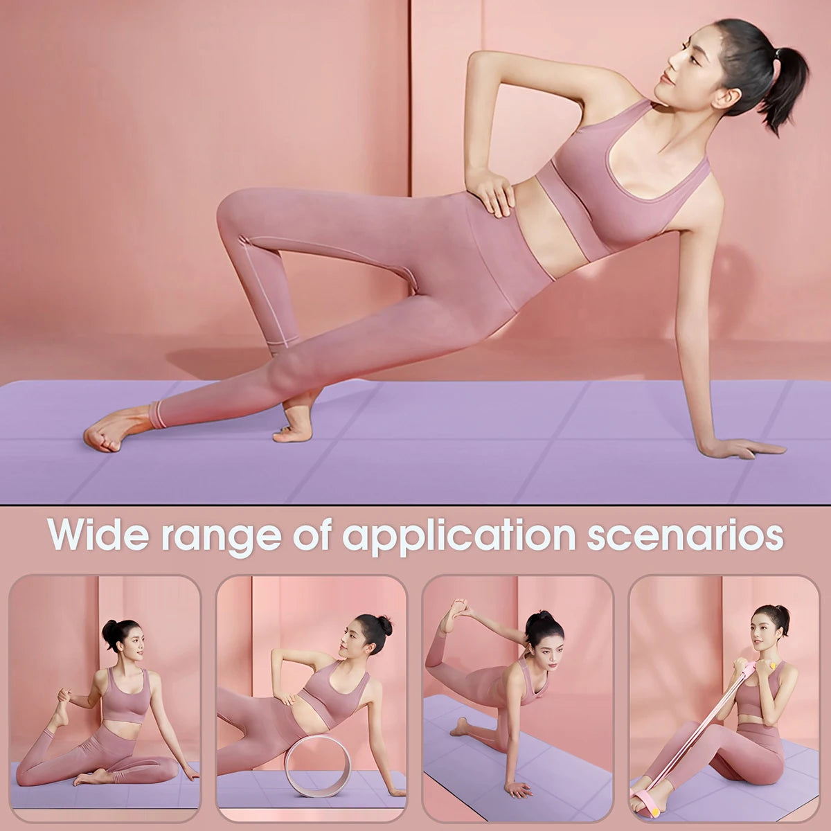 Eco Friendly Foldable Yoga Mat EVA For Travel And Workouts
