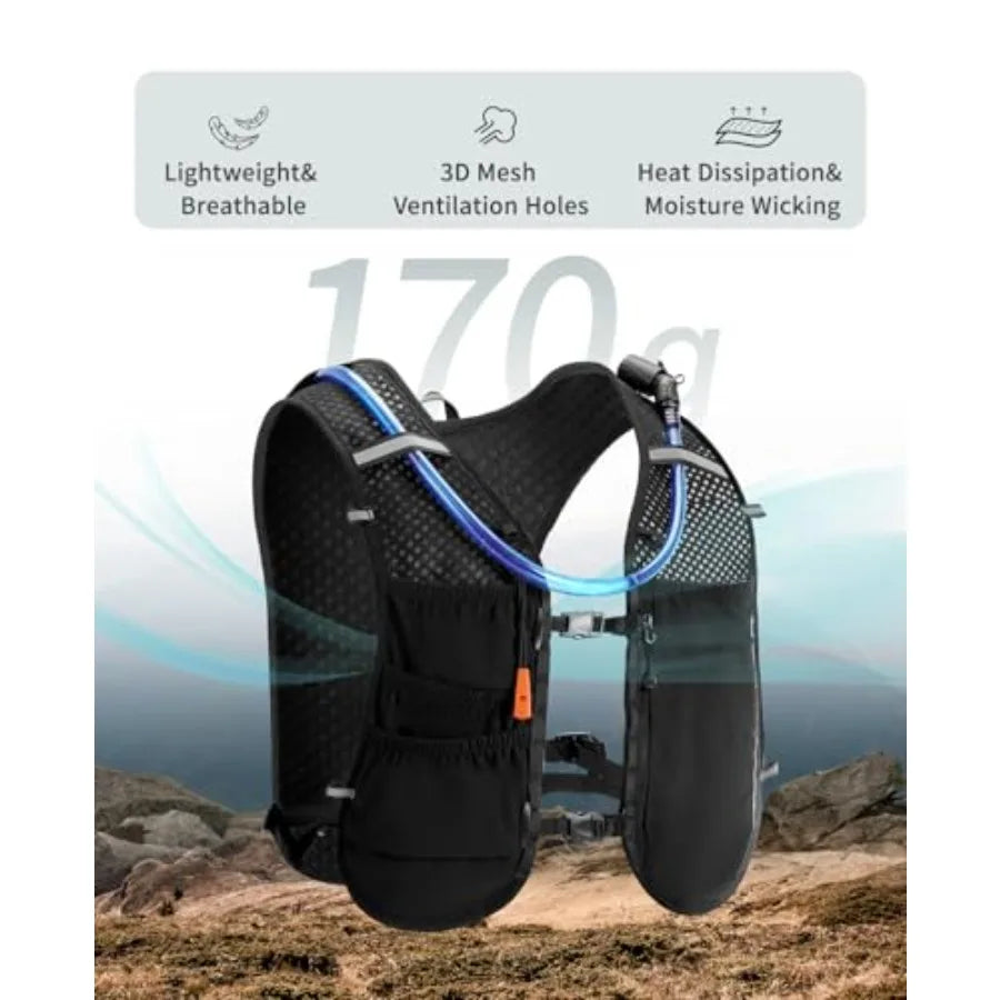 Running Hydration Vest Backpack for Trail Running and Hiking