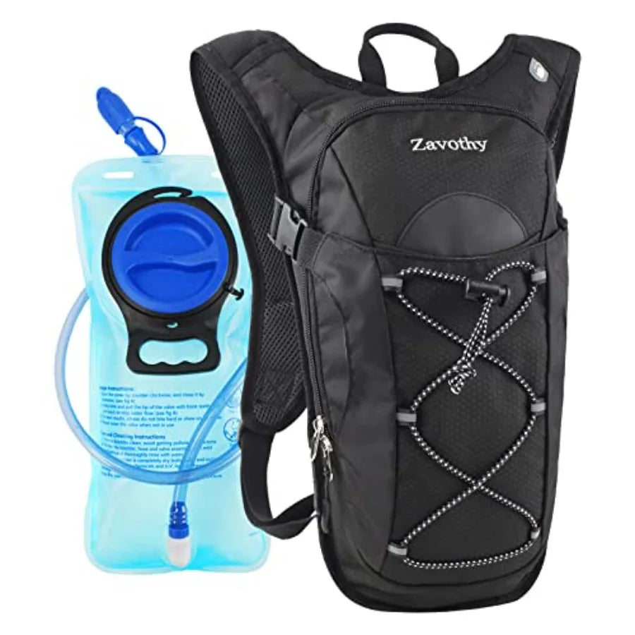 Hydration Backpack Water Bladder Pack For Hiking Cycling Running
