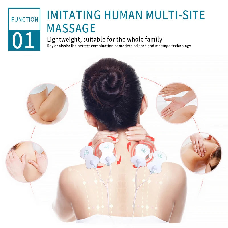 Eelhoe Tens Machine Physiotherapy Electrical Muscle Stimulator Pain Relief