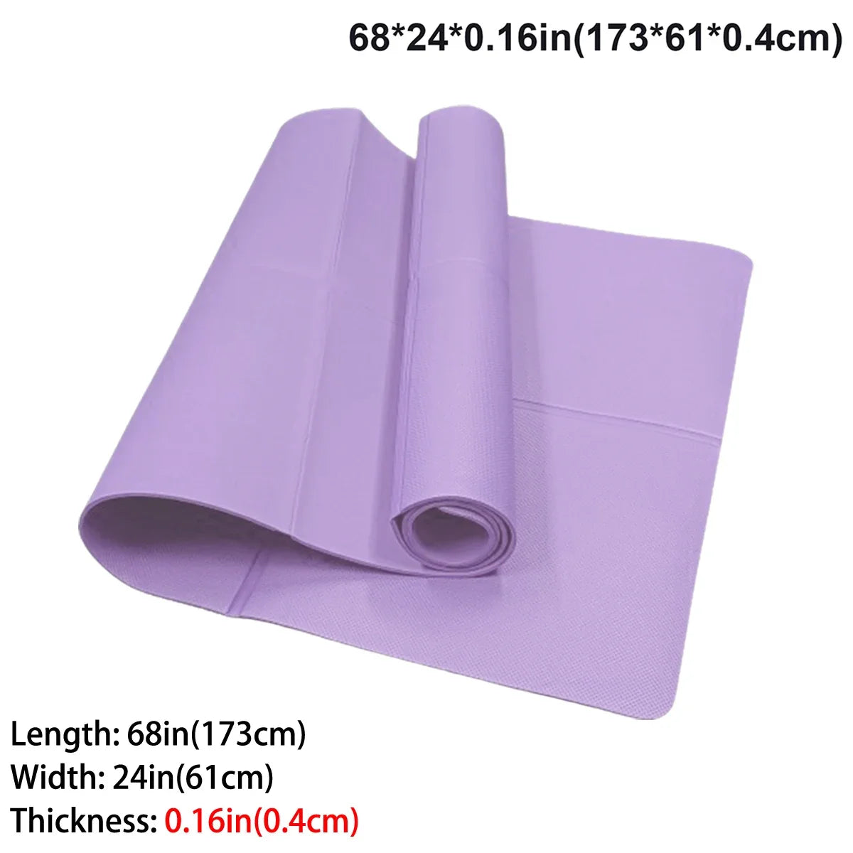 Eco Friendly Foldable Yoga Mat EVA For Travel And Workouts