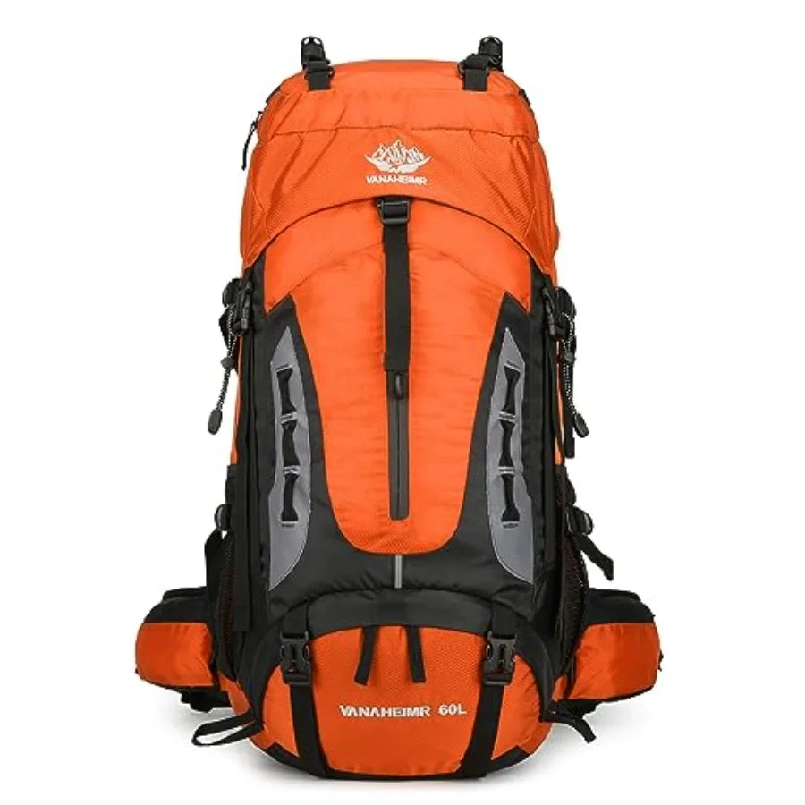 YFREAL Travel Hiking Backpack With Rain Cover, Water Resistant, Unisex