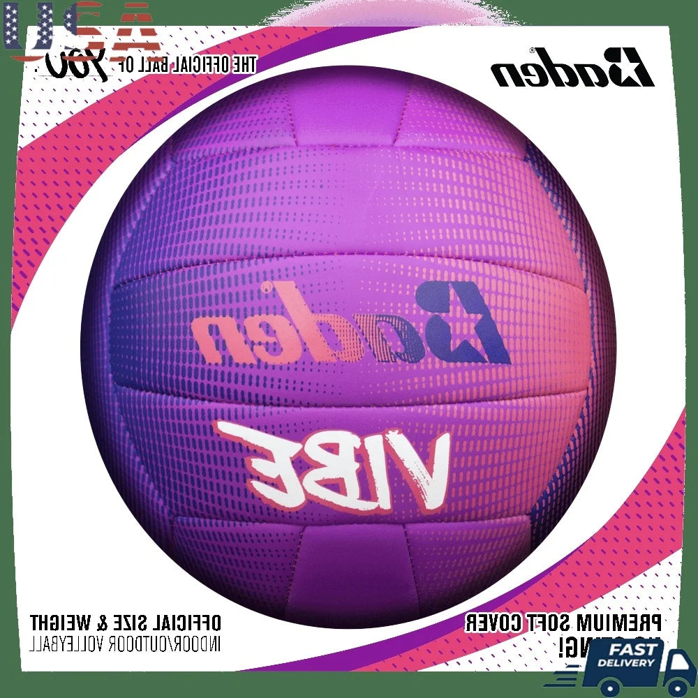 Indoor Outdoor Cushioned Synthetic Leather Volleyball for Beginners