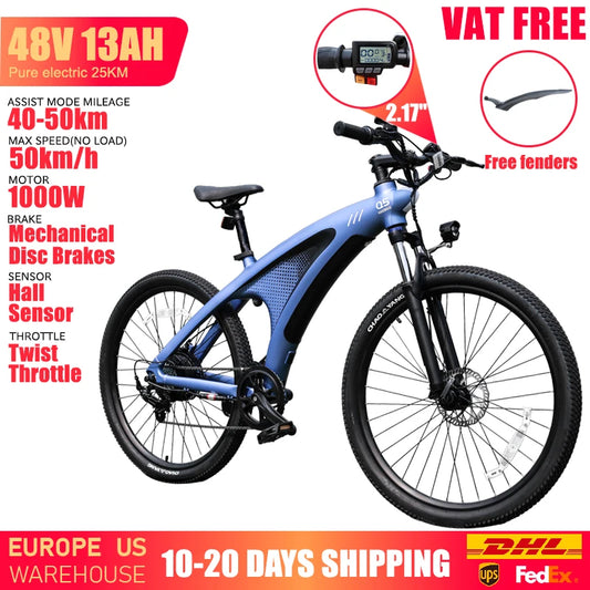 HUANCI Q5 Electric Bicycle For Adults 1000W 48V 50kmh