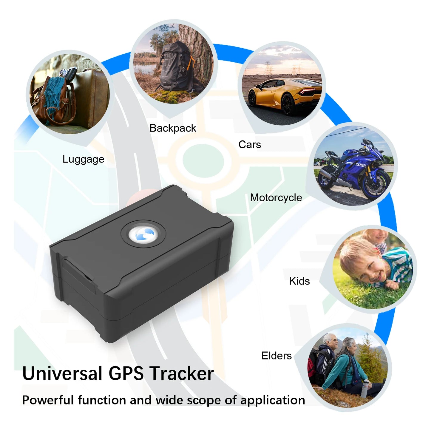 Wanwaytech GPS Tracker Anti-Theft For Truck Car Motorcycle Luggage