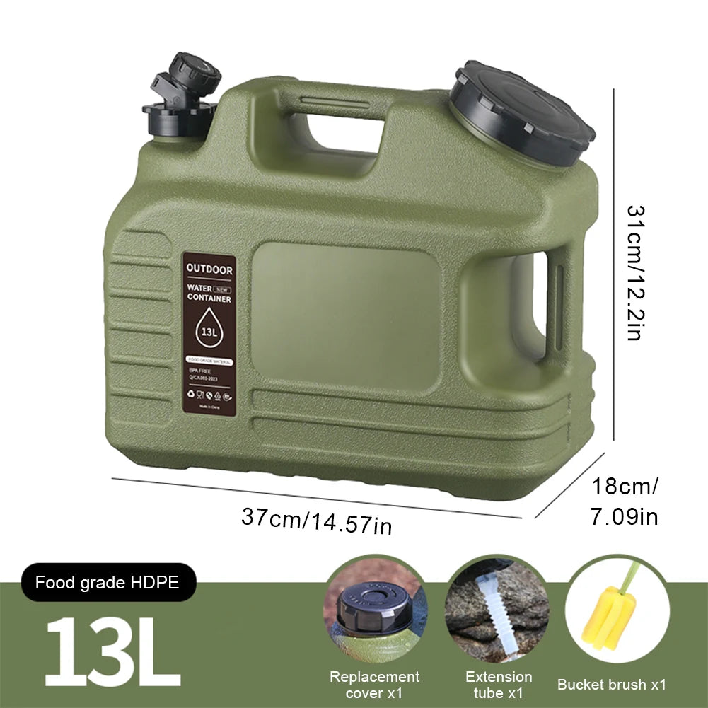 Water Tank With Spigot For Camping And Travel Leakproof
