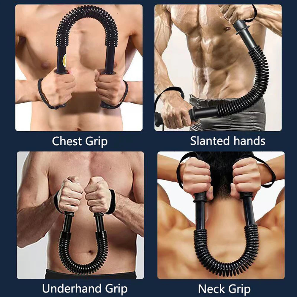 Spring Arm Strength Bar For Arms And Chest Training At Home