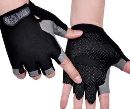 Anti Slip Breathable Half Finger Cycling Gloves For Men Women