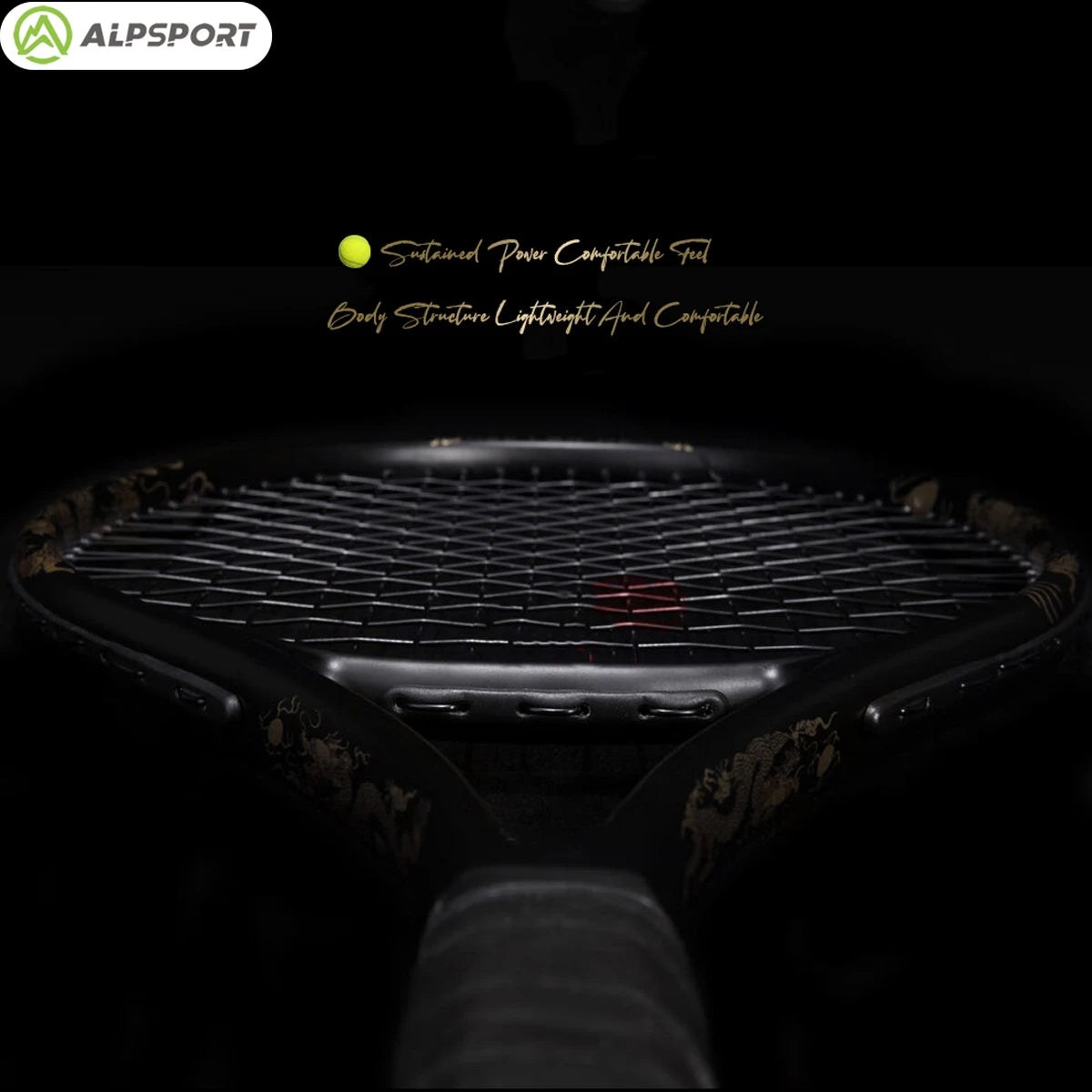 ALPSPORT JL Carbon Fiber Tennis Racket For Students