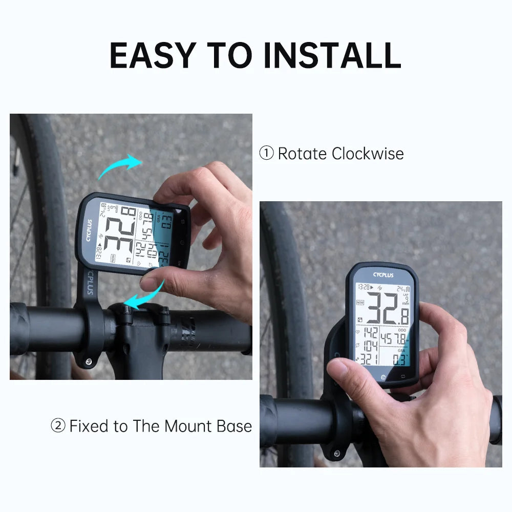 CYCPLUS M1+Z1 Cycling GPS Wireless Bike Computer With BLE