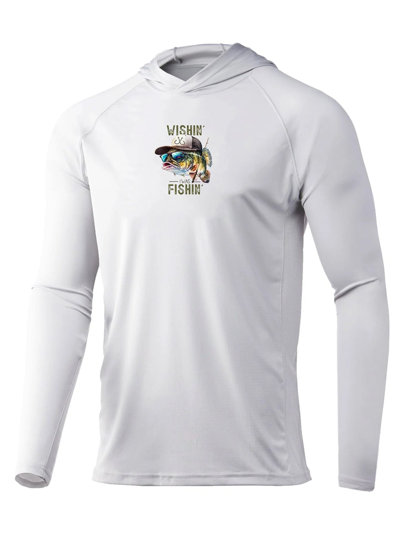 Men's Fishing Hoodie Long Sleeve Sun Protection Shirt