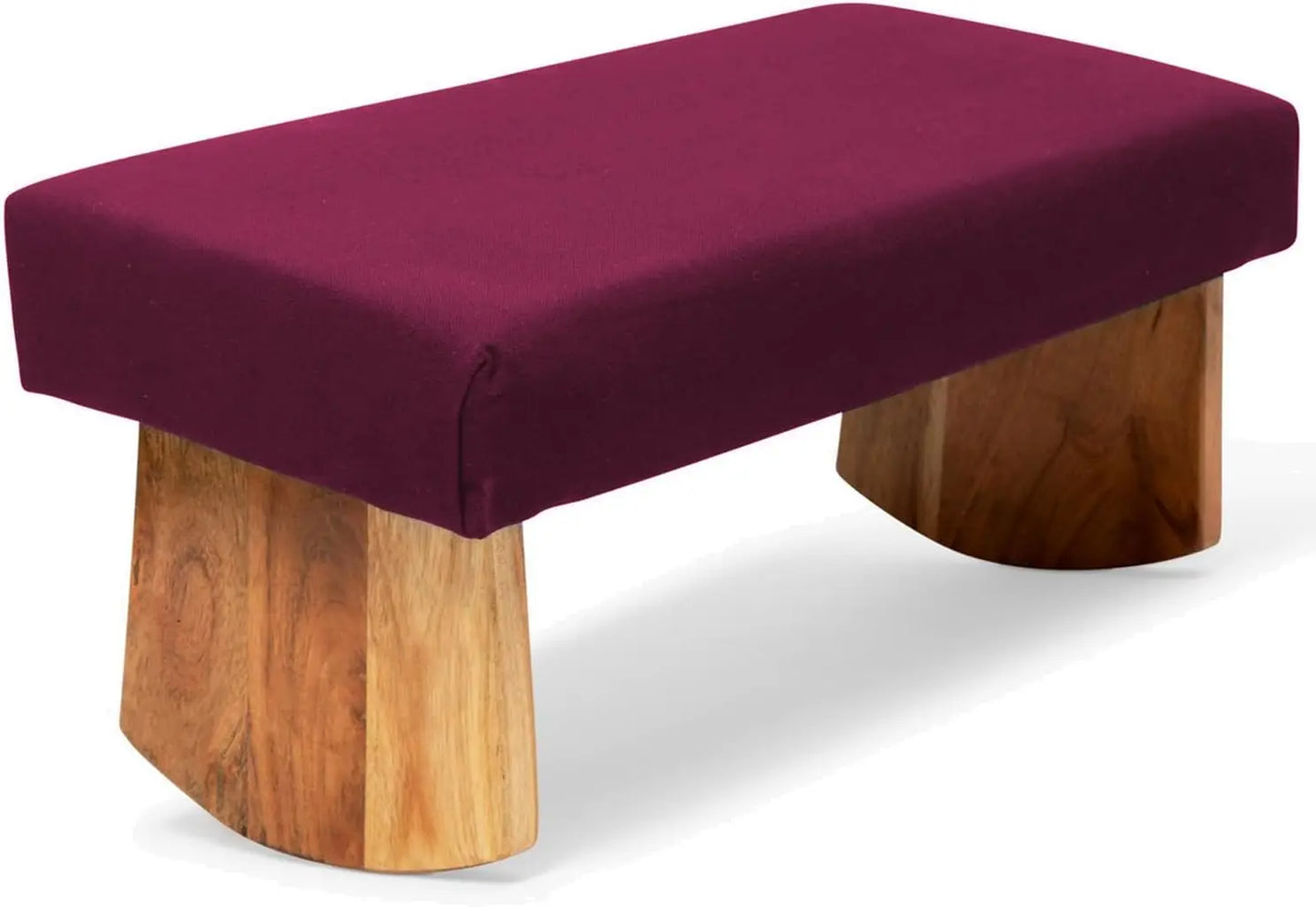 Acacia Wood Meditation Bench for Perfect Posture Seiza Stool