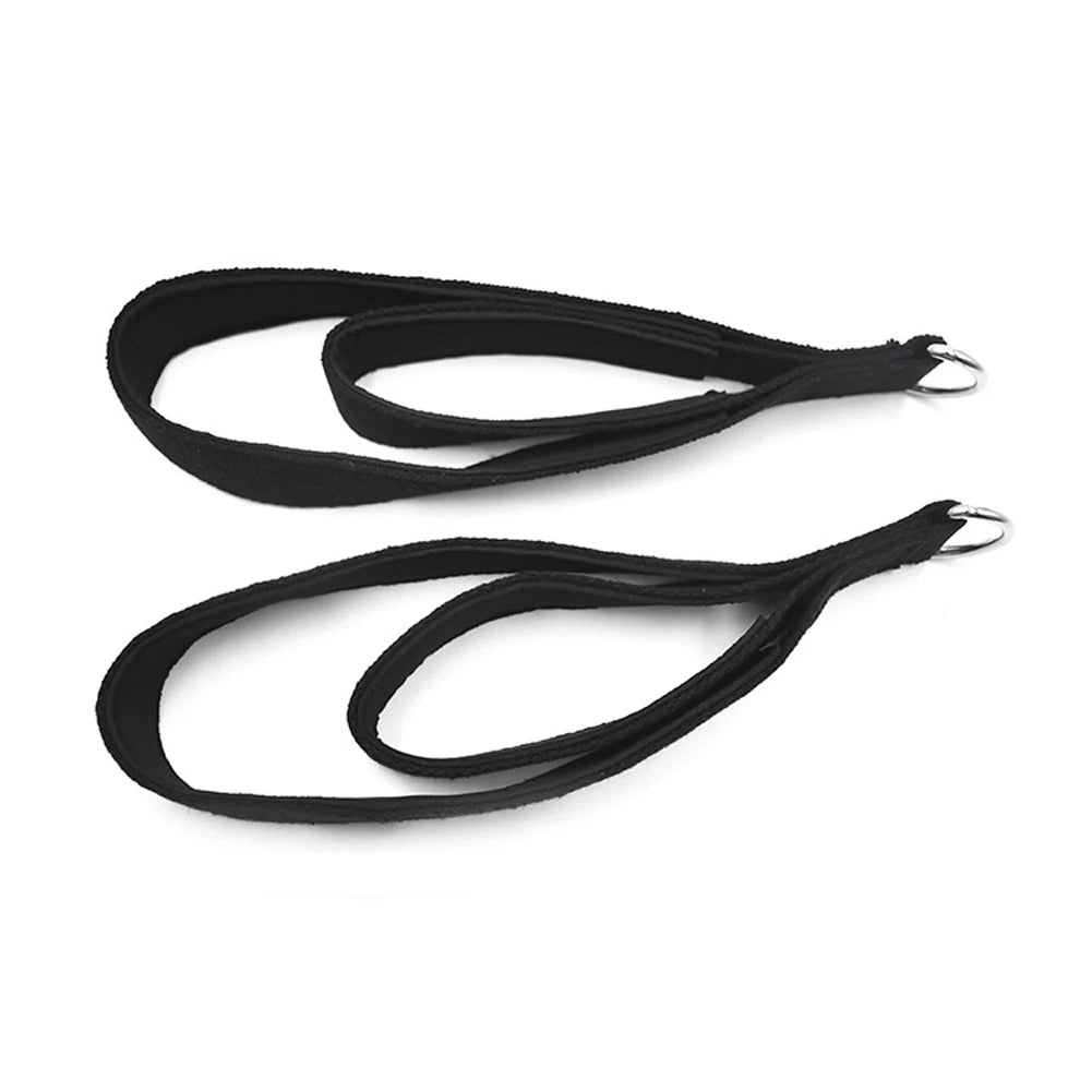 2-Pack Pilates Straps Double Loop D-Ring Yoga Straps For Home Gym Workouts