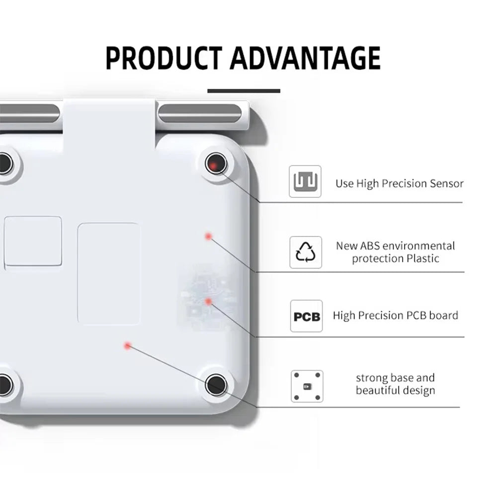 Smart Scale 8 Electrode Digital Bathroom Full Body Composition