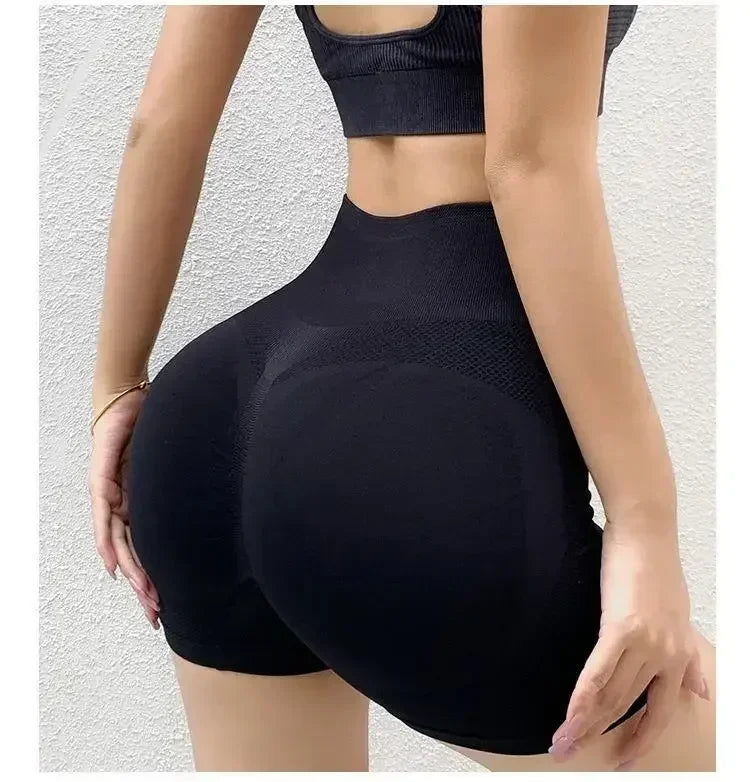 Womens Yoga Set With Seamless Sports Bras And Workout Tops