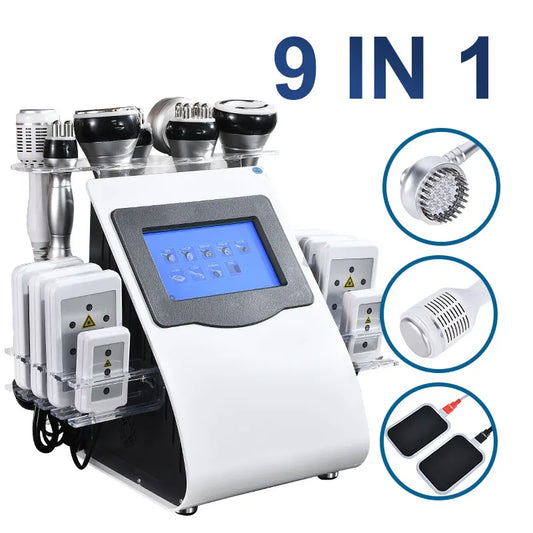 Amilibeauty 9 In 1 Cavitation Vacuum Slimming Ultrasonic Machine