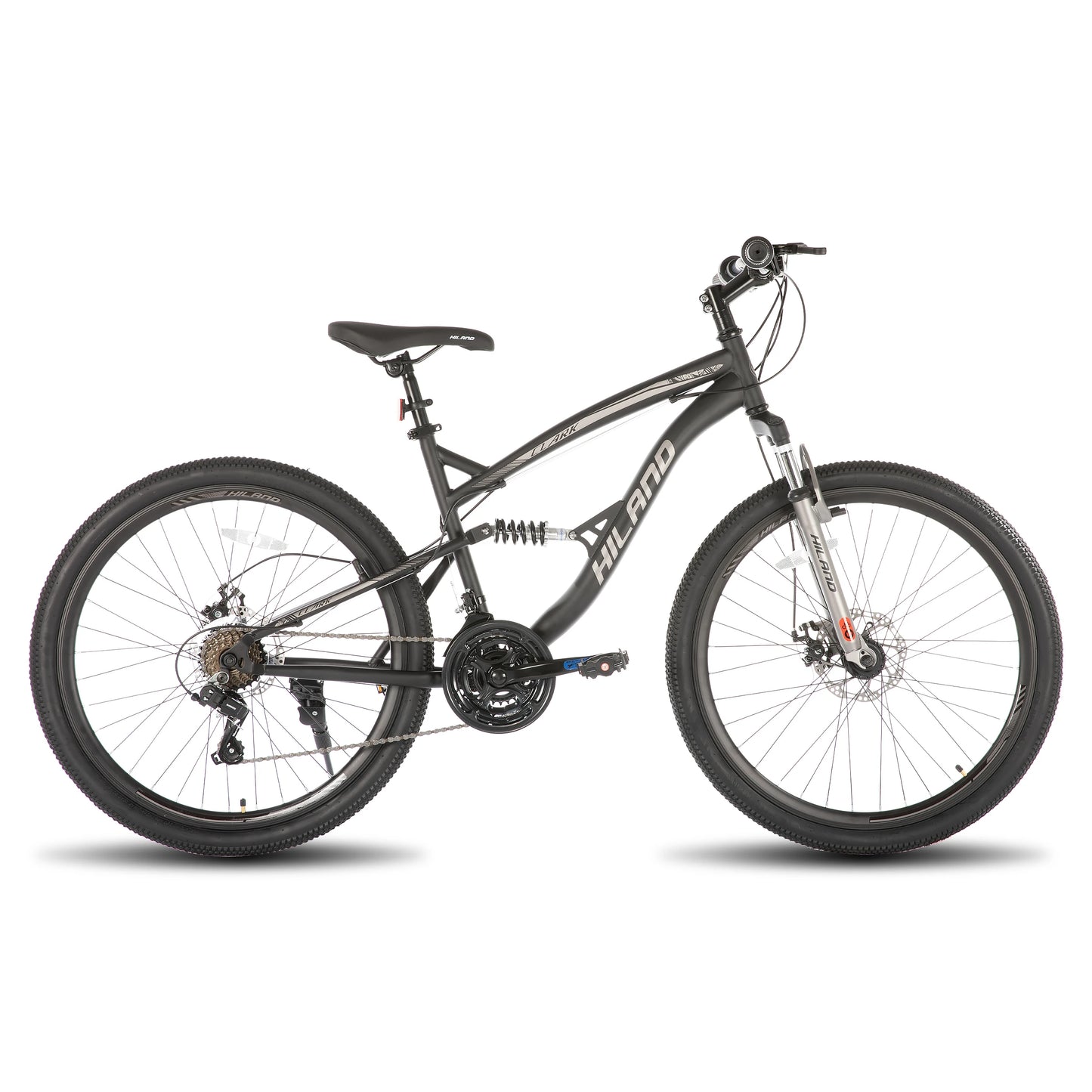 Hiland Full Suspension Mountain Bike For Adults 21 Speed