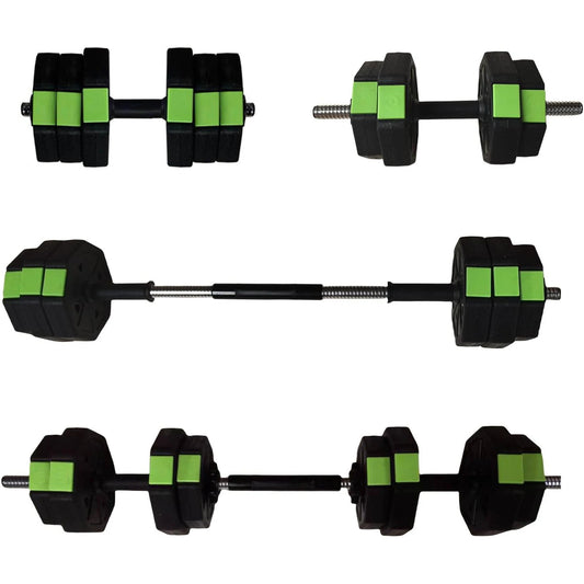 HiMISS Adjustable Dumbbell Set 2 In 1 With Iron Handle