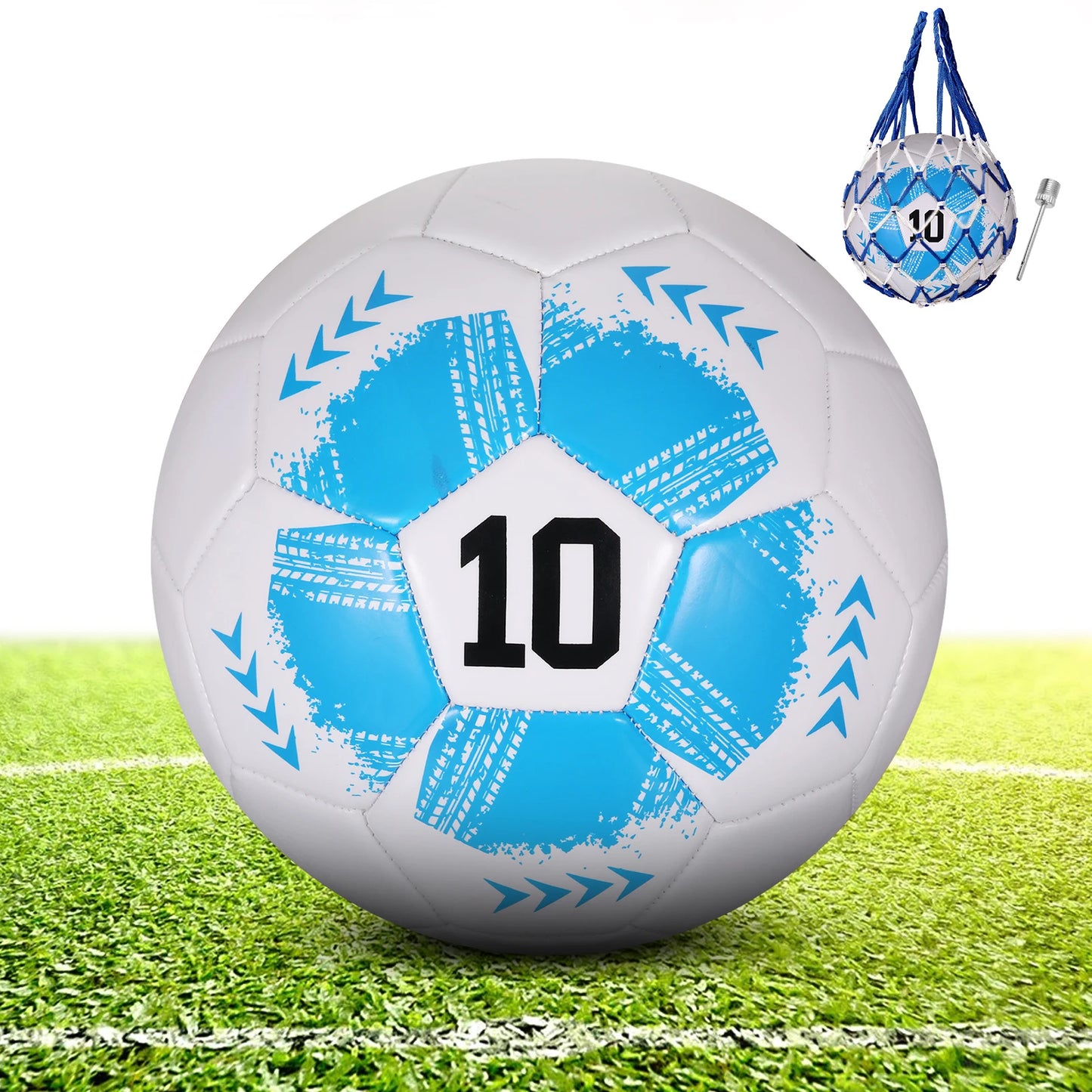 PU Soccer Ball Training Ball With Waterproof Four-Layer Construction