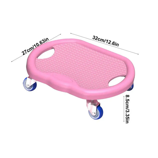 Silent Ab Roller Wheel Board For Core Training With Mat