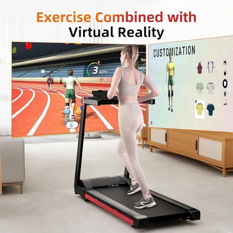 Superun 3.5 HP Treadmill With Incline And Foldable Running Machine
