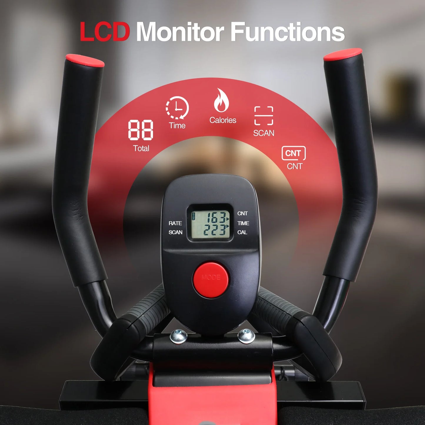 Abdominal Curling Exercise Machine Foldable Dual Track Core Training Home Gym