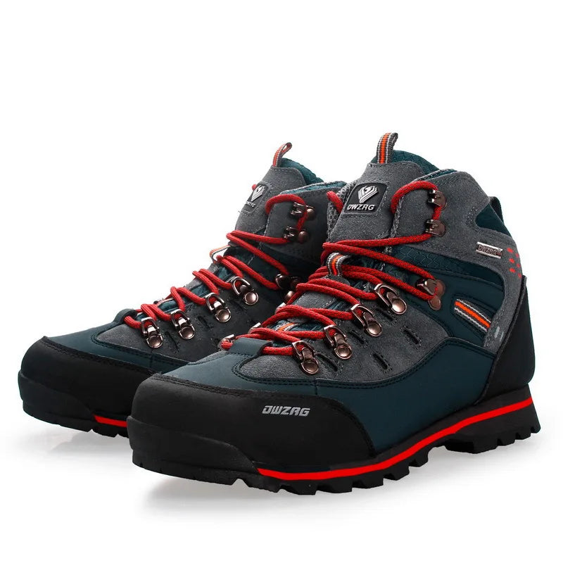 NONE Men's High Top Hiking Shoes For Outdoor Trekking