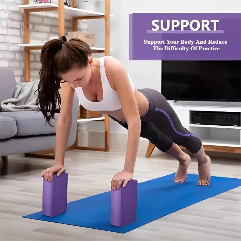 Yoga Blocks Foam for Pilates and Full Body Stretching