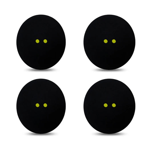 JUSENDA Rubber Squash Balls Training Speed Set 2Pcs