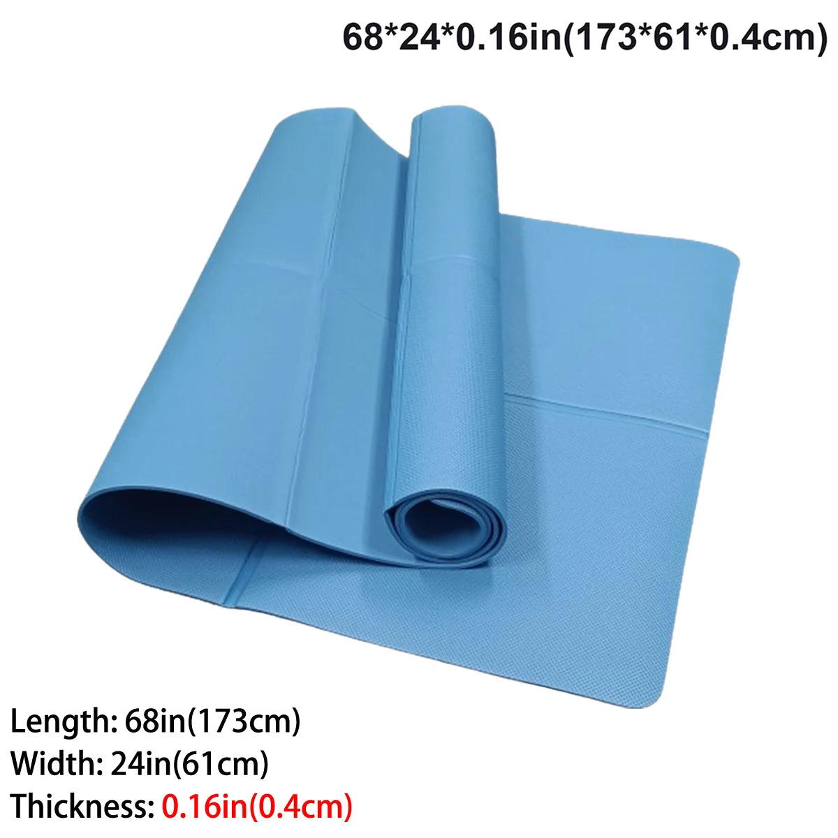 Eco Friendly Foldable Yoga Mat EVA For Travel And Workouts