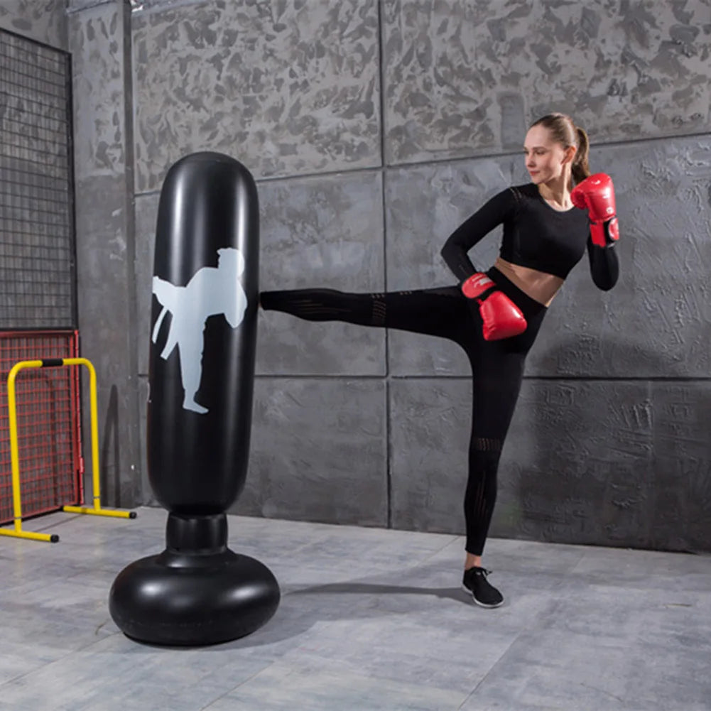 Inflatable Boxing Bag For Kids And Adults PVC Punching Training