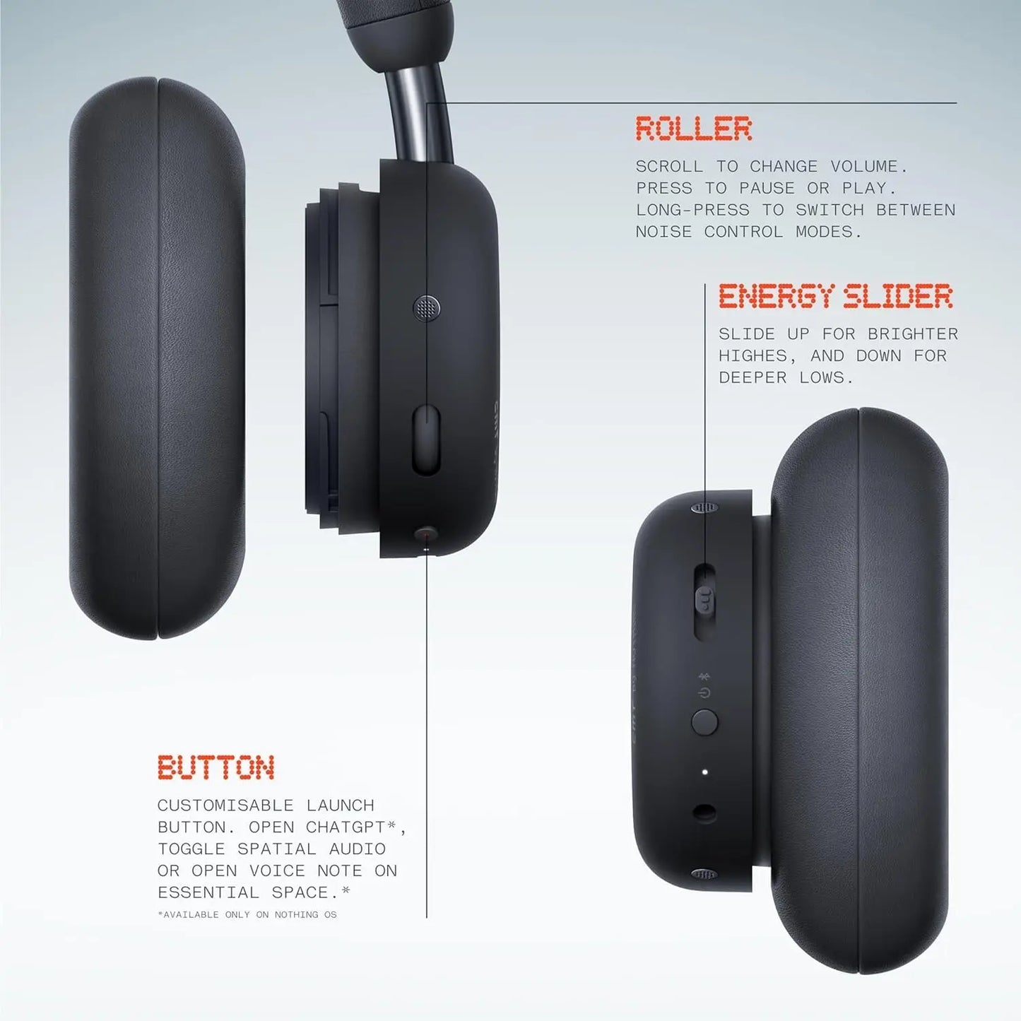 Wireless Headphones Bluetooth 5.4 Over Ear With LDAC And EQ