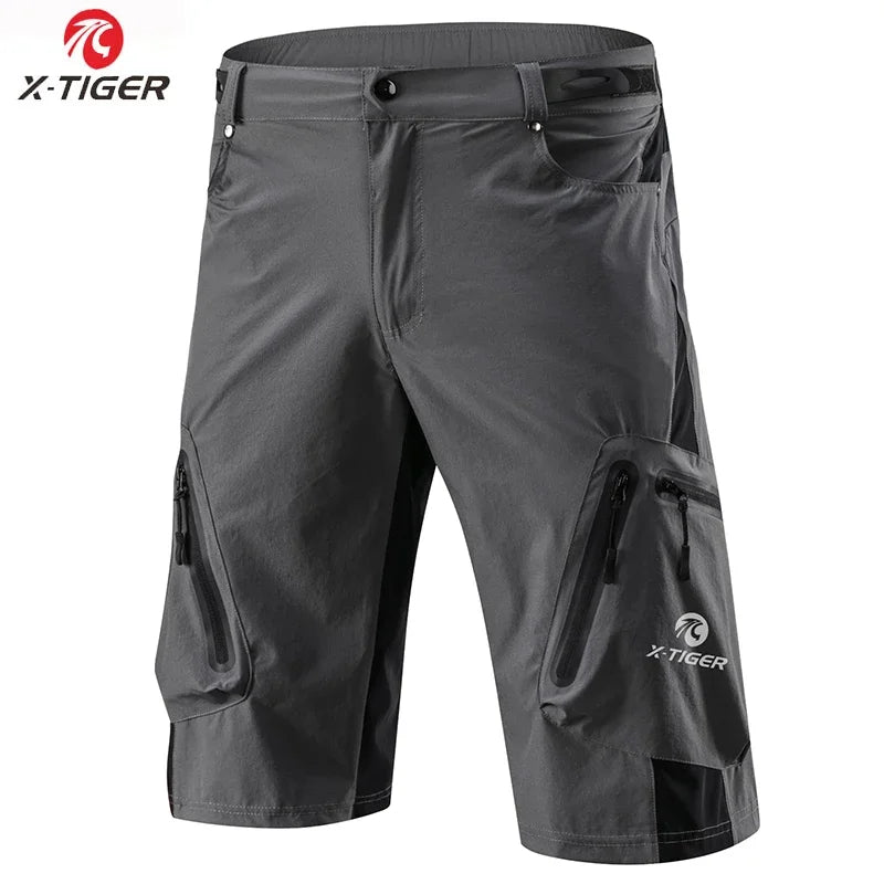 X-TIGER Men Cycling Shorts With 5D Gel Pad MTB Downhill