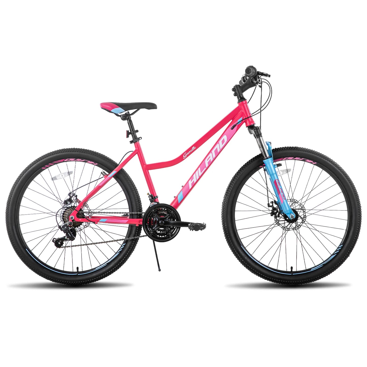 Hiland Womens Mountain Bike With Step-Through Frame Shimano 21-Speed