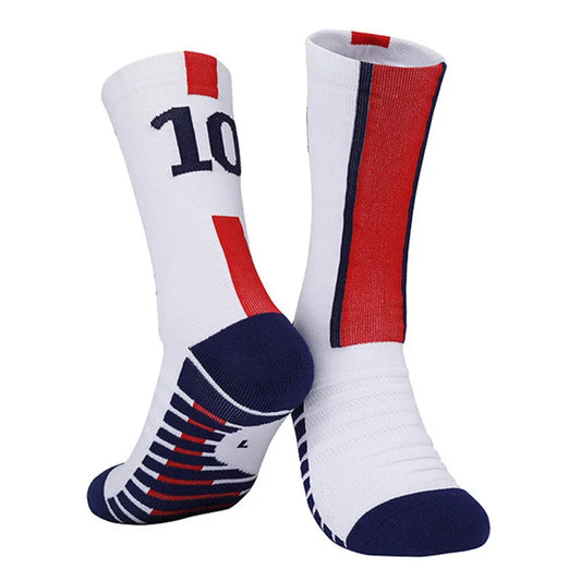 NONECN Professional Breathable Soccer Football Socks Non Slip
