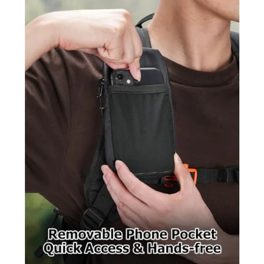 Hydration Backpack With 3L Water Bladder For Hiking And Cycling
